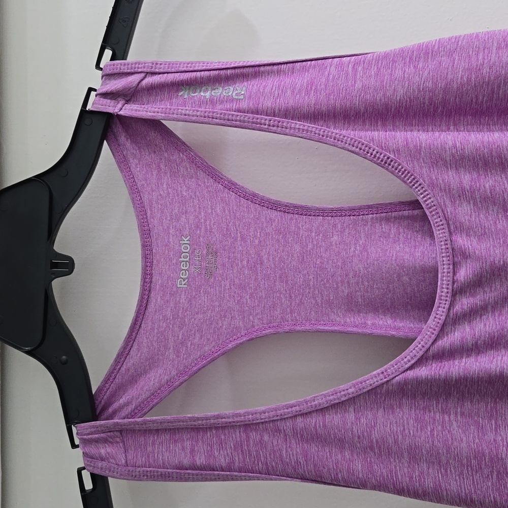 Reebok Purple Racerback Tank Top - Picture 3 of 7
